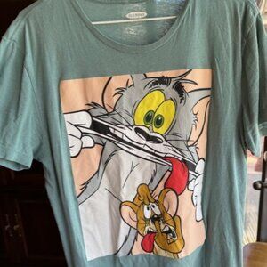 Tom and Jerry Graphic T Shirt